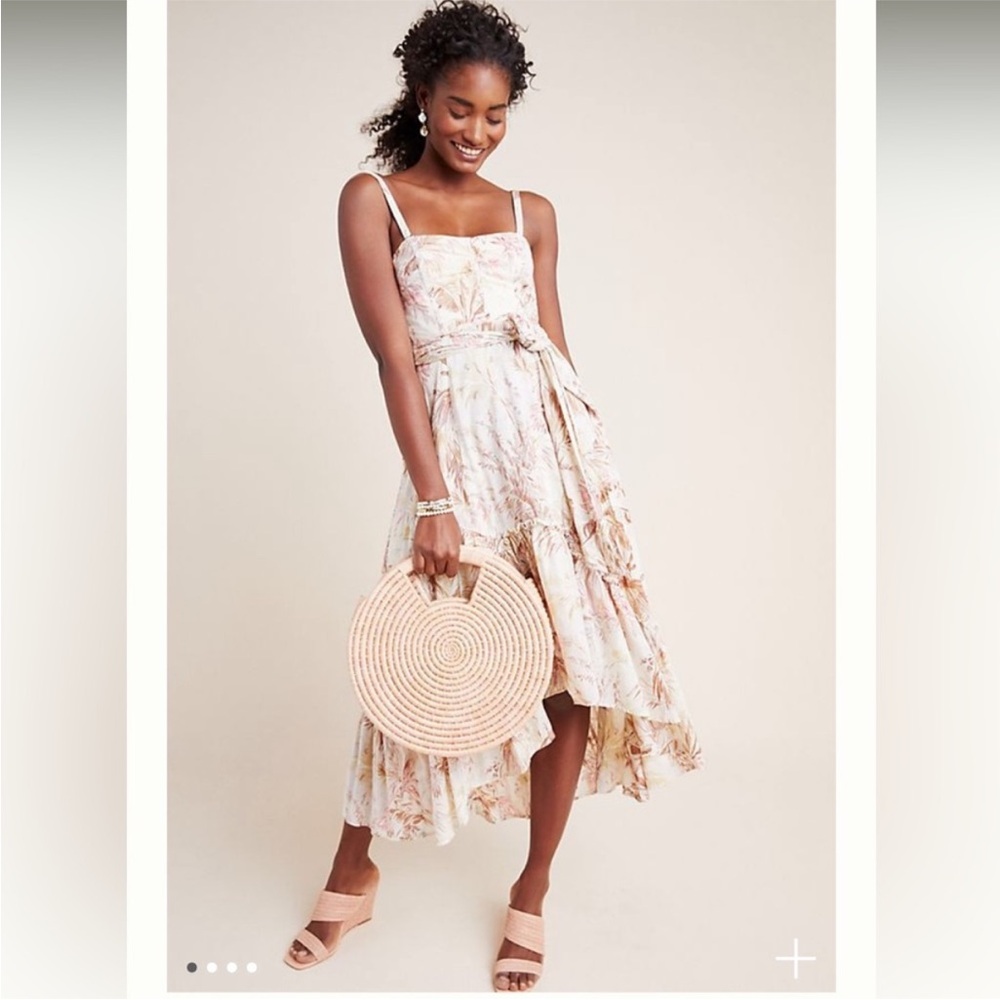 Tropical Anthropologie Dress